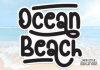 Ocean Beach Font - Featured Image