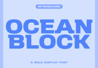 Ocean Block Font - Featured Image