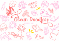Ocean Doodles Font - Featured Image