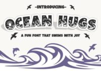 Ocean Hugs Font - Featured Image