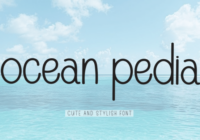 Ocean Pedia Font - Featured Image