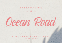 Ocean Road Font - Featured Image