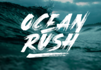 Ocean Rush Font - Featured Image