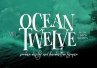 Ocean Twelve Font - Featured Image