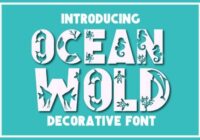 Ocean Wold Font - Featured Image