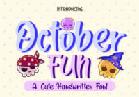 October Fun Font - Featured Image