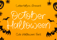 October Halloween Font - Featured Image
