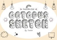 Octopus Sketch Font - Featured Image