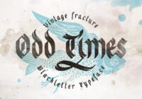 Odd Times Font - Featured Image