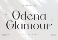 Odena Glamour Font - Featured Image