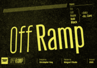 Off Ramp Font - Featured Image
