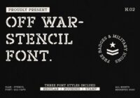 Off War Font - Featured Image