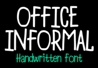 Office Informal Font - Featured Image