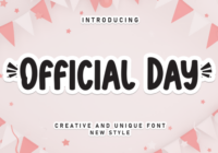 Official Day Font - Featured Image
