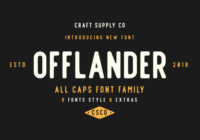 Offlander Family Font - Featured Image