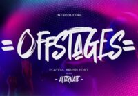 Offstages Font - Featured Image