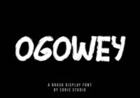 Ogowey Font - Featured Image