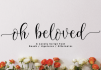 Oh Beloved Font - Featured Image