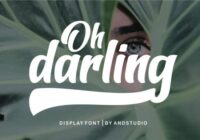 Oh Darling Font - Featured Image