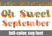 Oh Sweet September Font - Featured Image