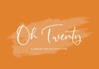 Oh Twenty Font - Featured Image