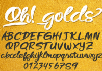 Oh! Golds Font - Featured Image
