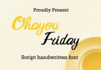 Ohayou Friday Font - Featured Image