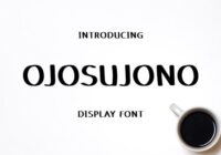 Ojosujono Font - Featured Image