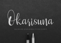 Okarisuna Font - Featured Image