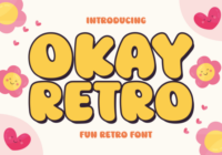 Okay Retro Font - Featured Image