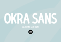 Okra Sans Font - Featured Image