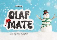 Olaf Mate Font - Featured Image