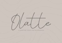 Olatte Font - Featured Image