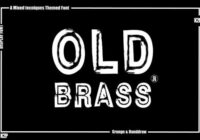 Old Brass Font - Featured Image