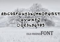 Old Friend Font - Featured Image