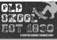 Old Skool Est.1830 Font - Featured Image