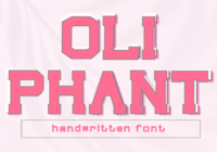 Oliphant Font - Featured Image