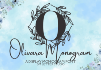Olivara Monogram Font - Featured Image