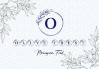 Olive Crest Monogram Font - Featured Image