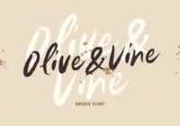 Olive & Vine Font - Featured Image