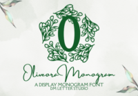 Oliveora Monogram Font - Featured Image