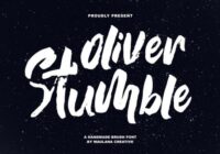 Oliver Stumble Font - Featured Image