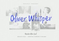 Oliver Whisper Font - Featured Image