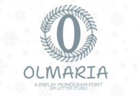 Olmaria Monogram Font - Featured Image