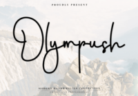 Olympush Font - Featured Image