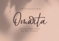Omarta Font - Featured Image