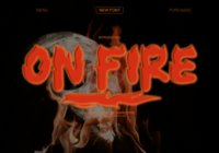 On Fire Font - Featured Image