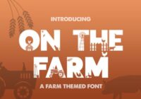 On the Farm Font - Featured Image