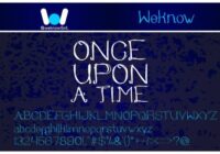 Once Upon a Time Font - Featured Image