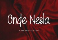 Onde Nesla Font - Featured Image